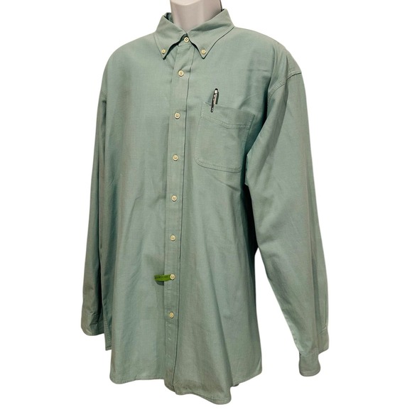 L.L. Bean Other - LL Bean Oxford Shirt Mens XL Tall‎ XLT Seafoam Green Button Down Preppy Dad
